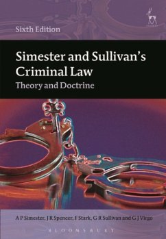 Cover Simester and Sullivan's Criminal Law