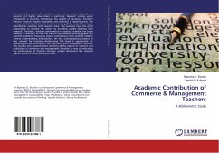 Academic Contribution of Commerce & Management Teachers