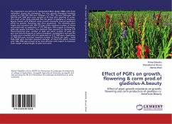 Effect of PGR's on growth, flowering & corm prod.of gladiolus-A.beauty