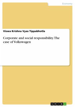 Corporate and social responsibility. The case of Volkswagen (eBook, PDF) - Vyas Tippabhotla, Viswa Krishna