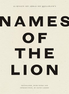 Names of the Lion - Khalawayh, Ibn