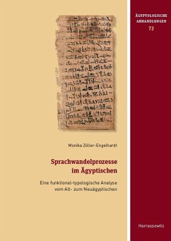 Sprachwandelprozesse im Ägyptischen (eBook, PDF) - Zöller-Engelhardt, Monika