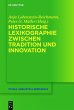 Historische Lexikographie zwischen... - Bild 1