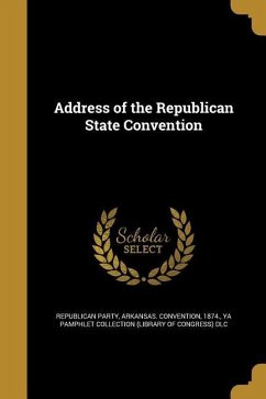 Cover Address of the Republican State Convention