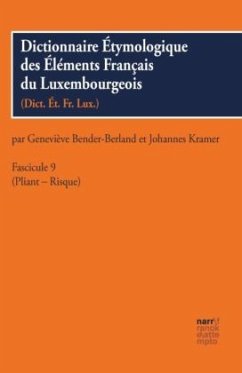 Cover Dictionnaire Étymologique des Éléments Francais du Luxembourgeois