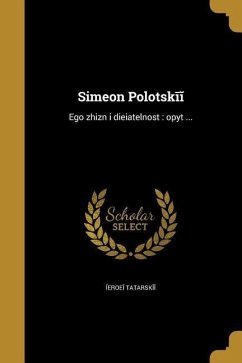 Cover Simeon Polot︠s︡kīĭ