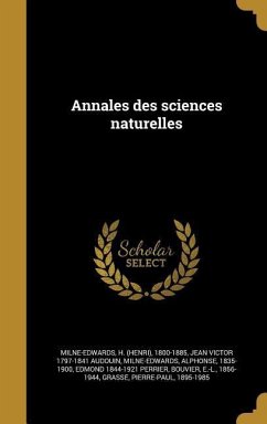 Annales des sciences naturelles