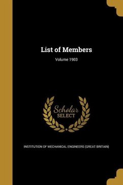 List of Members; Volume 1903