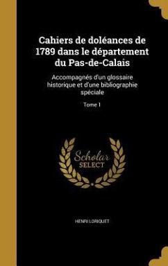 Cahiers de doléances de 1789 dans le département du Pas-de-Calais