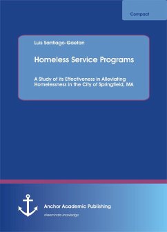 Homeless Service Programs. A Study of its Effectiveness in Alleviating Homelessness in the City of Springfield, MA (eBook, PDF) - Santiago-Gaetan, Luis