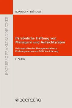 Persönliche Haftung von Managern und Aufsichtsräten (eBook, PDF) - Thümmel, Roderich C.