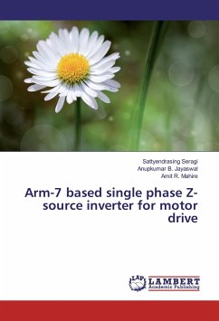 Arm-7 based single phase Z-source inverter for motor drive