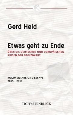 Etwas geht zu Ende - Held, Gerd