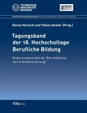 Tagungsband der 18. Hochschultage Berufliche Bildung Tagungsband der 18. Hochschultage Berufliche Bildung