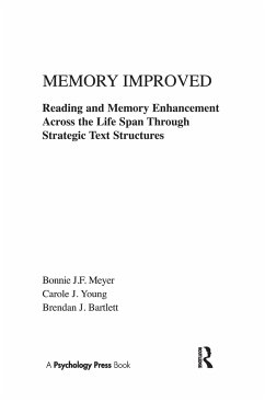 Memory Improved - Meyer, Bonnie J F; Young, Carole J; Bartlett, Brendan J