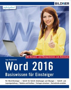 Word 2016 - Basiswissen (eBook, ePUB) - Baumeister, Inge