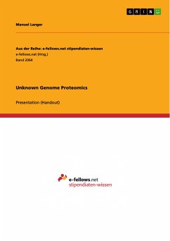 Unknown Genome Proteomics (eBook, PDF)