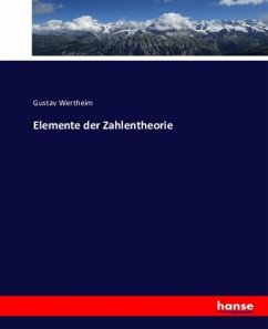 Elemente der Zahlentheorie - Wertheim, Gustav