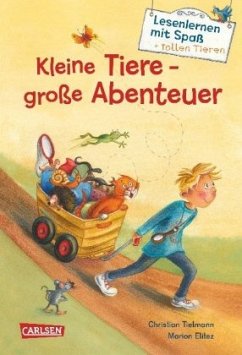 Kleine Tiere - große Abenteuer / Lesenlernen mit Spaß + tollen Tieren Bd.1 - Tielmann, Christian