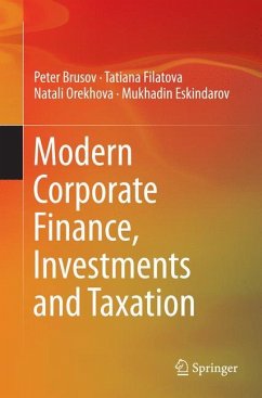 Modern Corporate Finance, Investments and Taxation - Brusov, Peter;Filatova, Tatiana;Orekhova, Natali