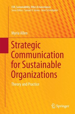 Strategic Communication for Sustainable Organizations - Allen, Myria