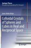 Colloidal Crystals of Spheres and Cubes in Real and Reciprocal Space