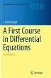 A First Course in Differential Equations - Bild 1
