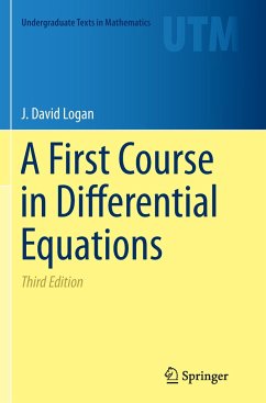 A First Course in Differential Equations - Logan, J. David