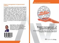 Project management of government projects - Mladenov, Valentin