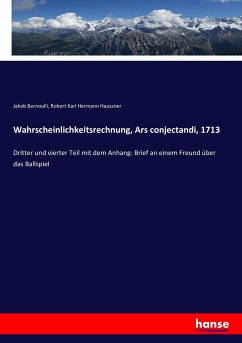 Wahrscheinlichkeitsrechnung, Ars conjectandi, 1713