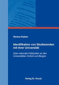 Identifikation von Studierenden mit ihrer Universität - Kaiser, Verena