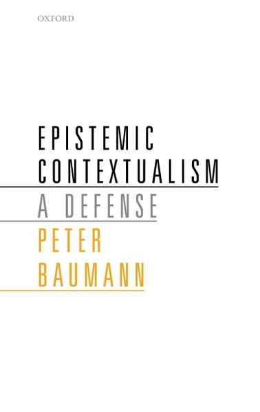 Epistemic Contextualism (eBook, ePUB) Epistemic Contextualism (eBook, ePUB)
