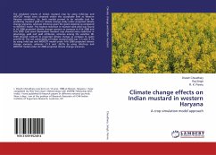 Climate change effects on Indian mustard in western Haryana
