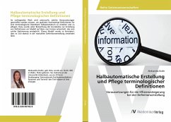 Halbautomatische Erstellung und Pflege terminologischer Definitionen - Dralle, Aleksandra