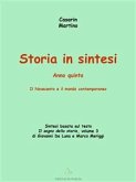 Storia in sintesi, anno quinto (eBook, ePUB)