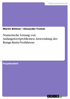 Numerische Lösung von Anfangswertproblemen. Anwendung des Runge-Kutta-Verfahrens (eBook, PDF)