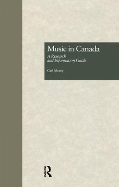 Music in Canada - Morey, Carl