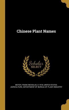 Chinese Plant Names