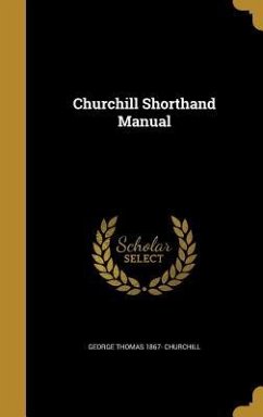 Cover Churchill Shorthand Manual