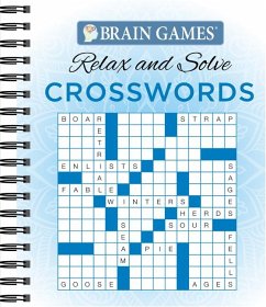 Brain Games - Relax and Solve: Crosswords (Blue) - Publications International Ltd; Brain Games