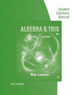 Study Guide with Student Solutions Manual for Larson's Algebra & Trigonometry, 10th - Larson, Ron
