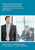 Dirección de la actividad empresarial de pequeños negocios o microempresas