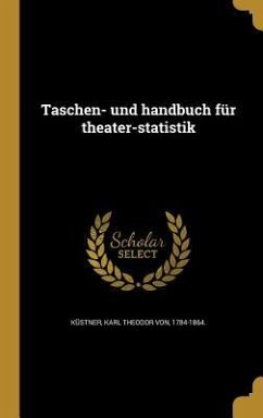 Cover Taschen- und handbuch für theater-statistik