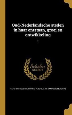 Oud-Nederlandsche steden in haar ontstaan, groei en ontwikkeling; 1 - Brugmans, Hajo