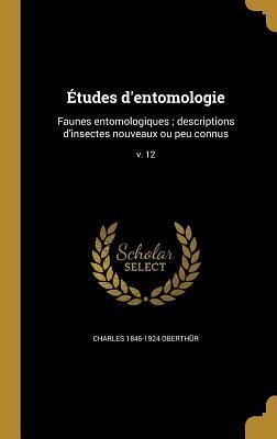 Études d'entomologie