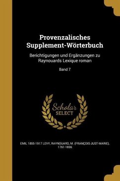 Provenzalisches Supplement-Wörterbuch