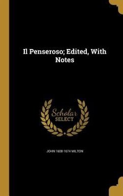 Cover Il Penseroso; Edited, With Notes