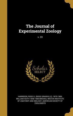 The Journal of Experimental Zoology; v. 33