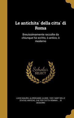 Le antichità della città di Roma