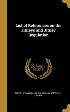 List of References on the Jitneys and Jitney Regulation